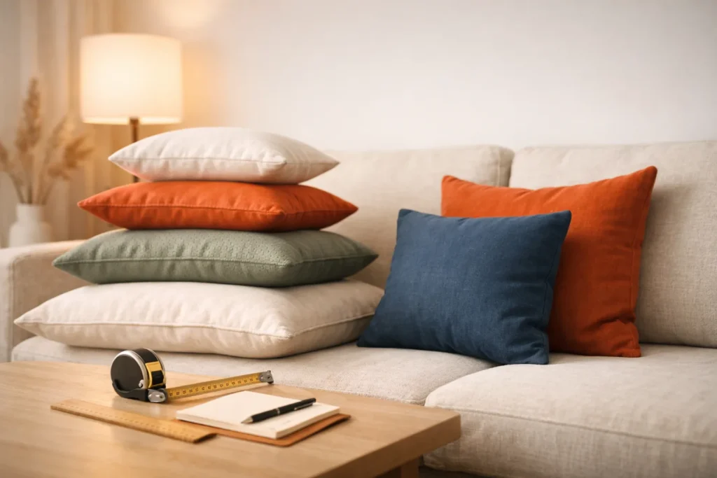 Le guide ultime pour choisir la taille idéale de coussin pour son canapé