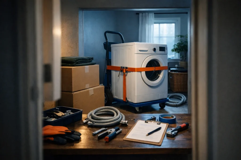 Préparation et déménagement de votre machine à laver : étapes essentielles à suivre