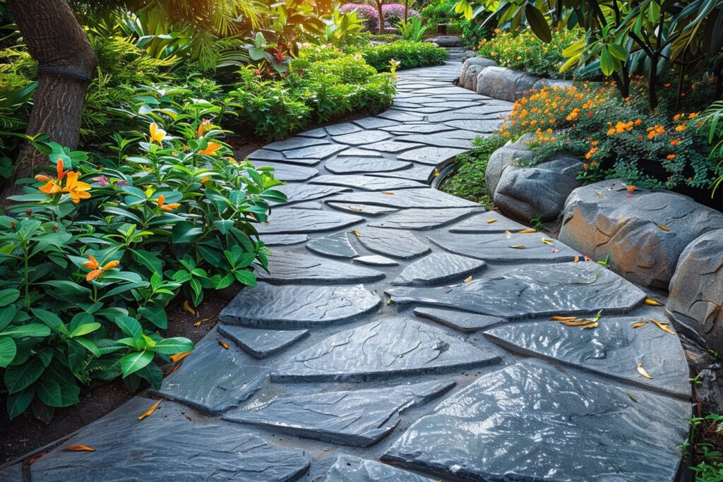 Les meilleurs matériaux pour des allées de jardin élégantes et pratiques
