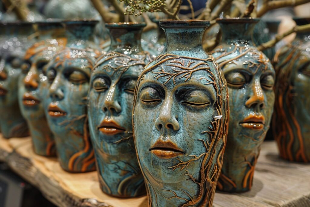 Vases visage : quand l&rsquo;art rencontre le fonctionnel