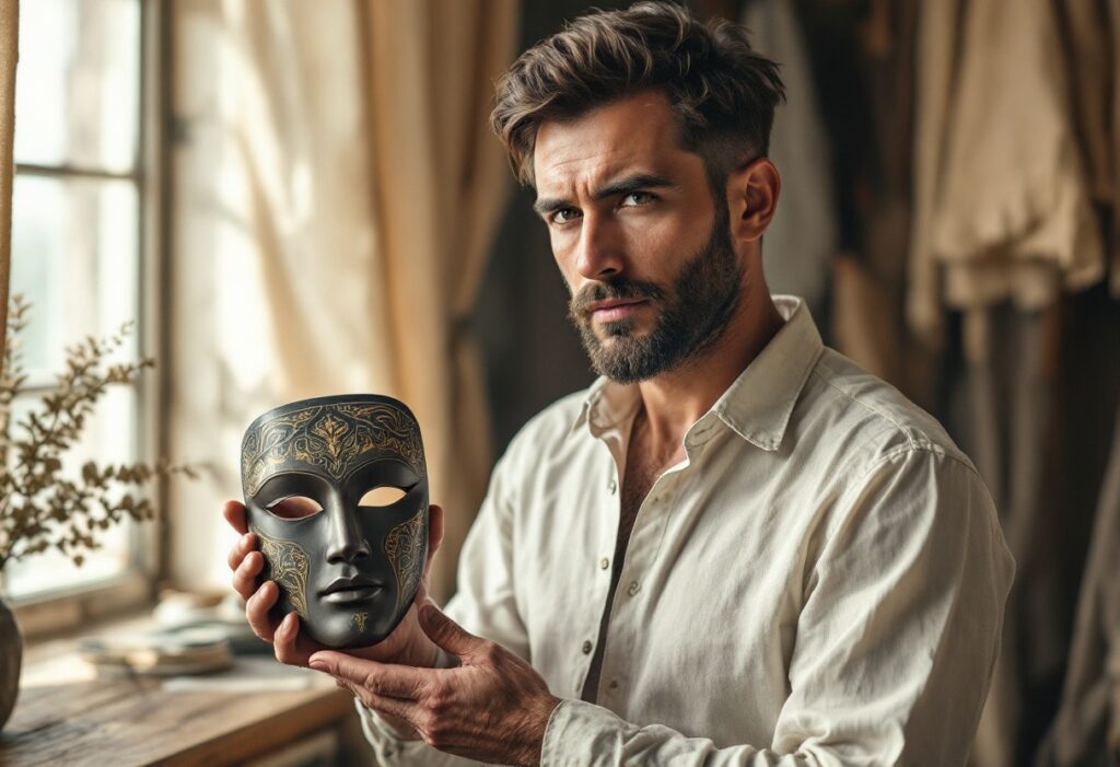 Masque en main, esprit en fête : quand l’homme devient oeuvre d’art