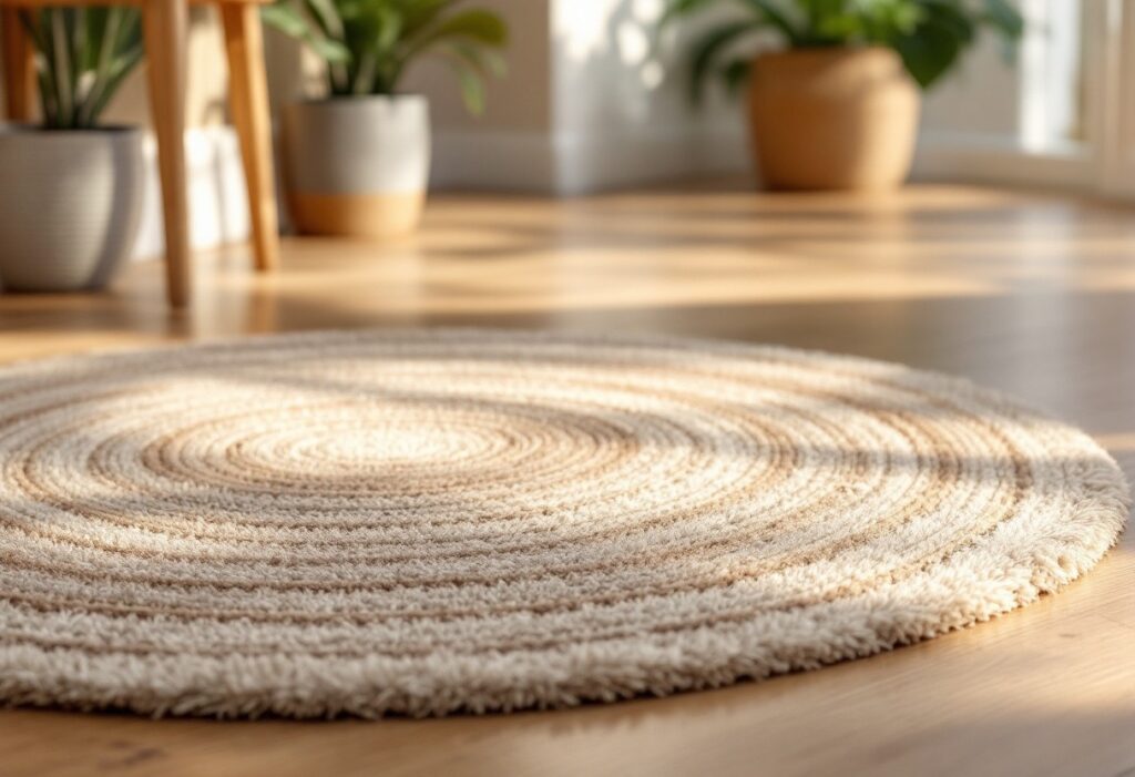 Tapis rond pour entrée : allier esthétique et praticité