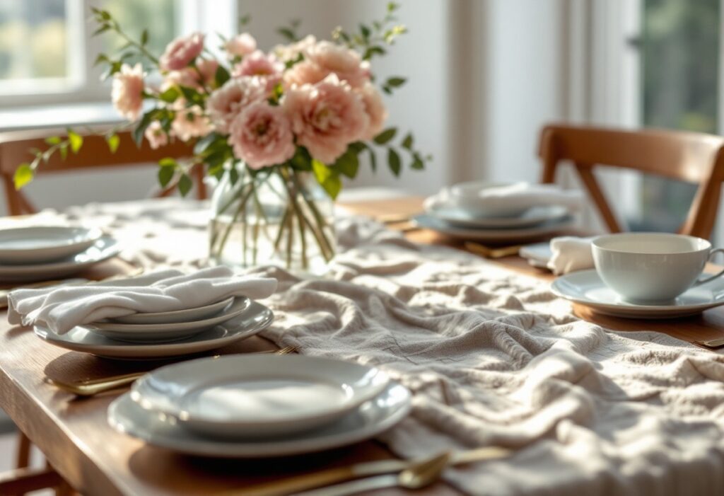 Pourquoi ajouter un chemin de table transforme votre déco