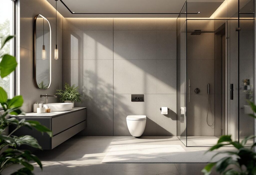 Salle de bain futuriste : osez le porte-rouleau design pour sublimer votre espace