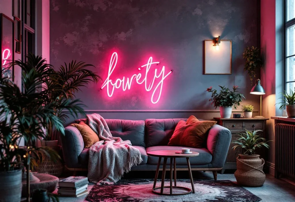 Le pouvoir lumineux du néon dans votre décoration