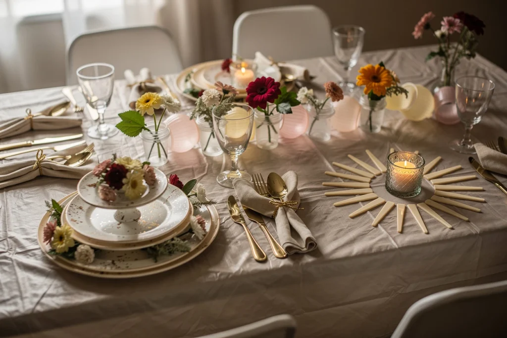 Décoration de fête : 5 façons créatives d’utiliser un set de table plastique