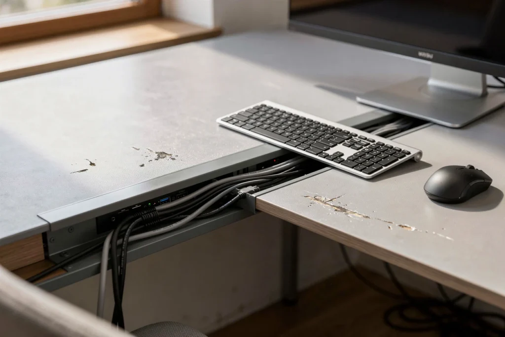 Le cable goulotte pour fils ordinateurs : une solution indispensable pour un bureau organisé