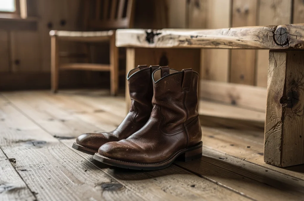Bottes en cuir et bois brut : les secrets d’une décoration inspirée des ranchs américains