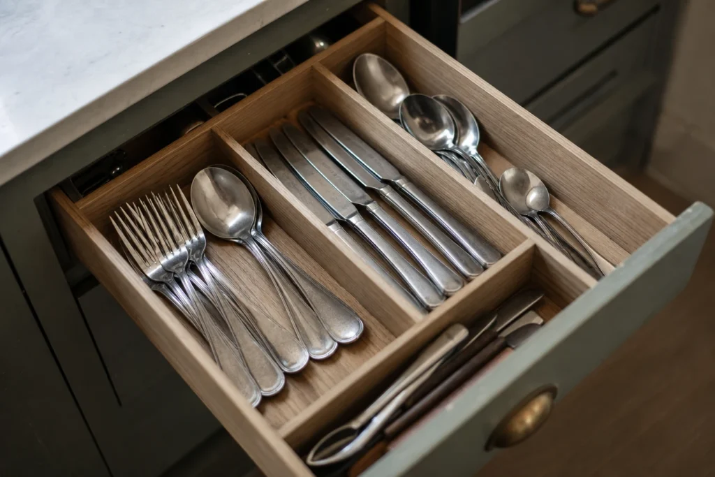Les meilleures idées pour ranger les couverts dans la cuisine avec style et efficacité